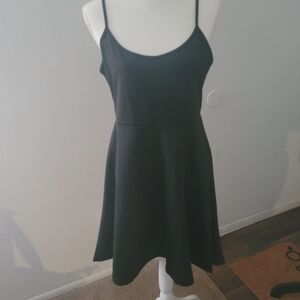 Gorgeous black fit and flare flowy dress NEW but no tags (Shein)